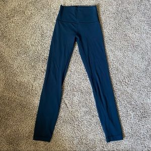 Blue Lulu Lemon Align Leggings